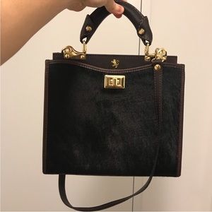 Pratesi Leather Top Handle Bag